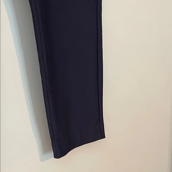 Michael Kors Navy Blue Trousers with Gold Zippers - Picture 4 of 6